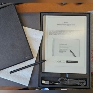 reMarkable2 Paper Tablet w Marker, Folio Cover